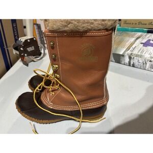 Vintage LaCrosse Mens Duck Boots 8 Outdoorsman Made in the USA Removable Liners